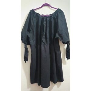 COS puff-sleeved Midi dress